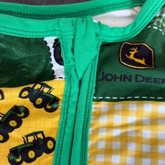 John Deere Bamboo One Piece PJ - Picture 3 of 5